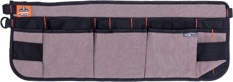 Photo 1 of Ergodyne Arsenal 5707 Tool Work Waist Apron, 14-Pockets, Gray
