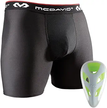 Photo 1 of McDavid Performance boxers with Flex Cup, Medium WAIST 30-34"