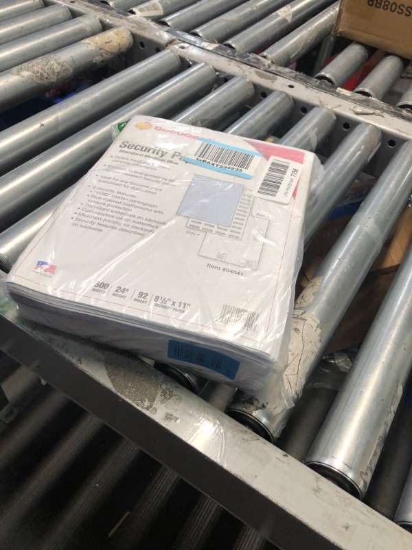 Photo 2 of **USED LIKE NEW**DocuGard Premier Medical Security Paper for Printing Prescriptions and Preventing Fraud, CMS Approved, 10 Security Features, Laser and Inkjet Safe, Blue, 8.5 x 11, 24 lb., 500 Sheets
