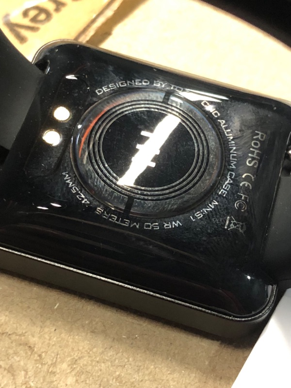 Photo 1 of ***USED - LIKELY MISSING PARTS - UNABLE TO VERIFY FUNCITONALITY***
TOZO S1 Smart Watch Bluetooth 5.0 Activity Tracker with Heart Rate Monitor Sleep Monitor Pedometer and Calorie Counter IPX8 Waterproof 1.54-inch Touchscreen Compatible with iPhone & Androi