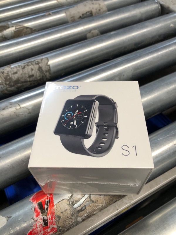 Photo 1 of ***USED - LIKELY MISSING PARTS - UNABLE TO VERIFY FUNCITONALITY***
TOZO S1 Smart Watch Bluetooth 5.0 Activity Tracker with Heart Rate Monitor Sleep Monitor Pedometer and Calorie Counter IPX8 Waterproof 1.54-inch Touchscreen Compatible with iPhone & Androi