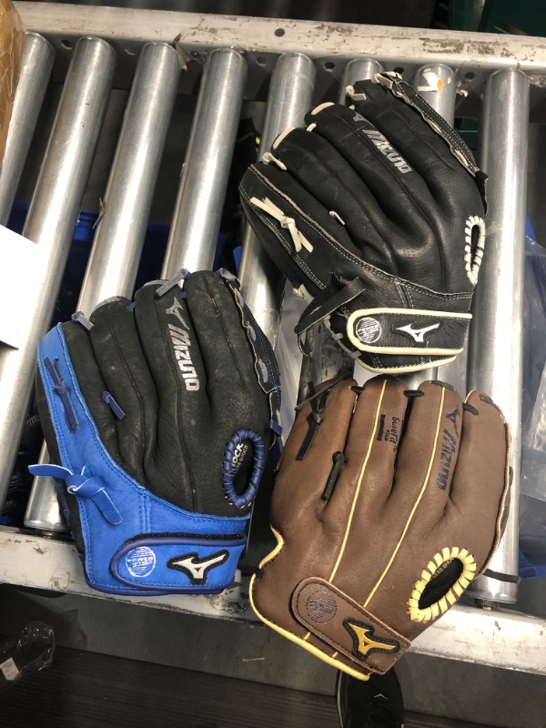 Photo 2 of (NO REFUNDS) Assorted Baseball Gloves USED Bundle of 3 