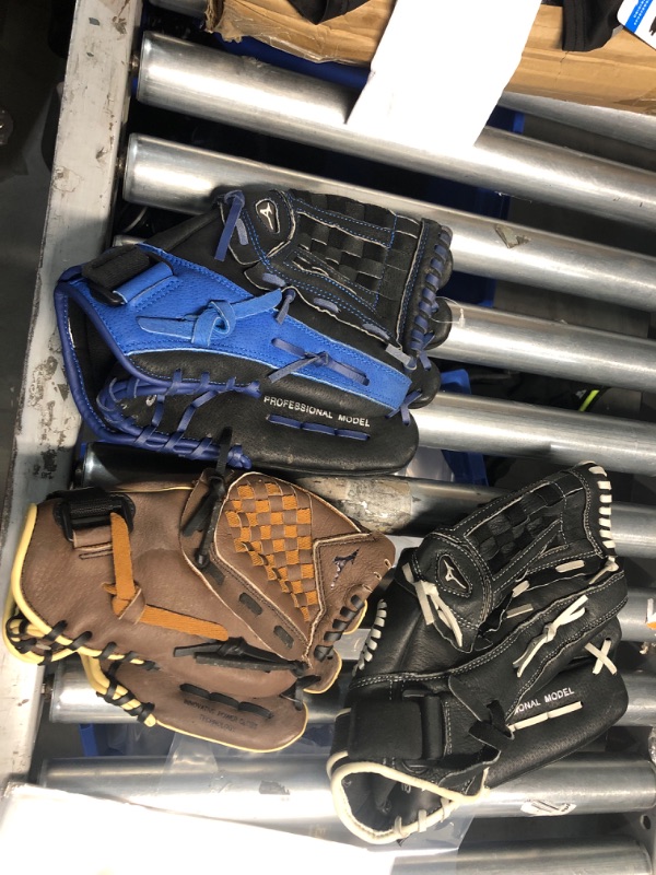 Photo 1 of (NO REFUNDS) Assorted Baseball Gloves USED Bundle of 3 