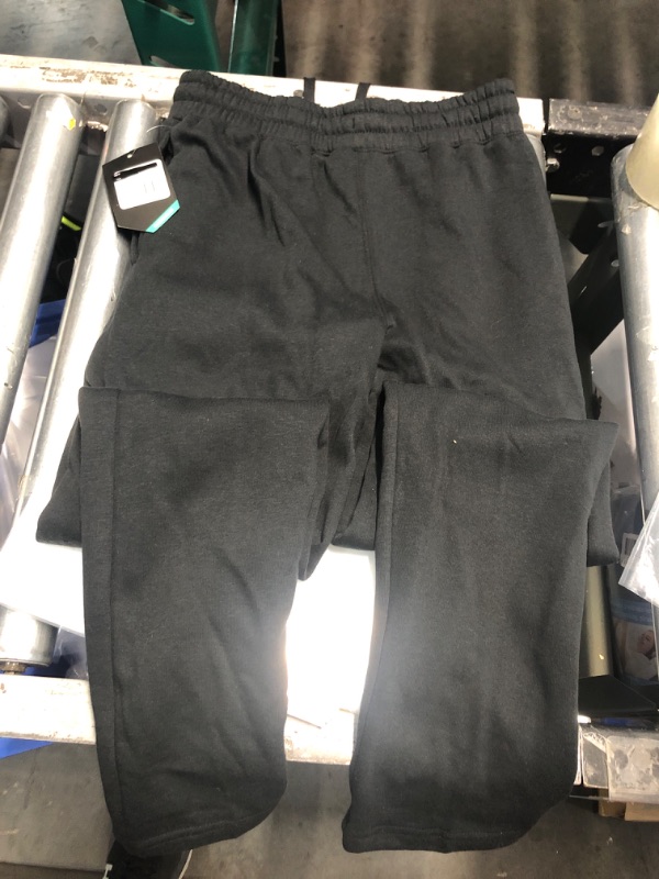 Photo 1 of fLEECE sWEATPANTS lARGE bLACK 