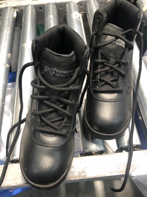 Photo 1 of (USED/NO REFUNDS) RESPONSE GEAR TACTICAL FOOTGEAR MEN'S BLACK BOOTS SIZE 8.5