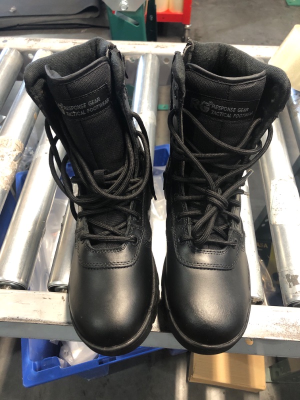 Photo 1 of (USED/NO REFUNDS) RESPONSE GEAR TACTICAL FOOTGEAR MEN'S BLACK BOOTS SIZE 9