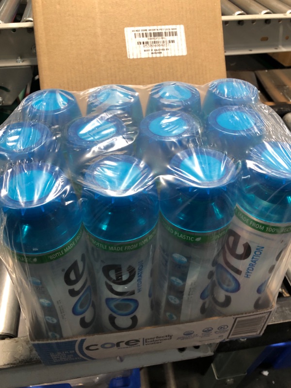 Photo 2 of **NONREFUNDABLE** CORE Hydration, 30.4 Fl. Oz (Pack of 12), Nutrient Enhanced Water, Perfect 7.4 Natural pH, Ultra-Purified With Electrolytes and Minerals, Cup Cap For Sharing 30.4 Fl Oz (Pack of 12) BB 10/24/25