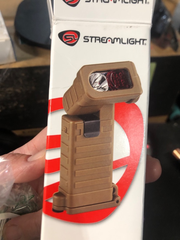 Photo 3 of Streamlight 14975 Sidewinder Boot Military Light with 2 AA Alkaline Batteries, Coyote