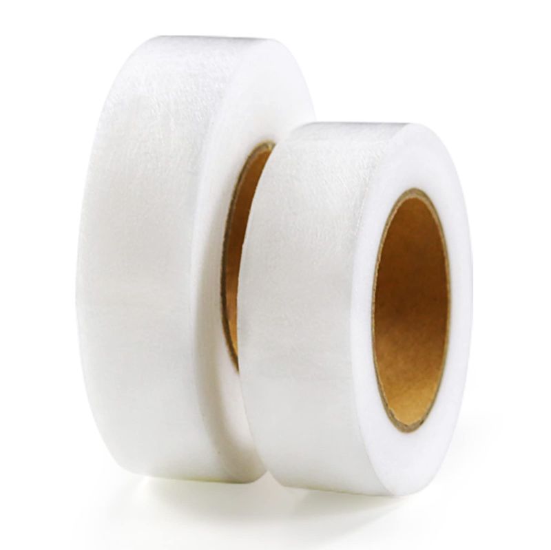 Photo 1 of (BUNDLE OF 2/ NO RETURNS) PLANTIONAL 2 Rolls Iron On Hem Tape: 1 Inch x 22 Yards Light Weight and Medium Weight Adhesive Web No Sewing Required Perfect for Bonding and Crafting Projects 1 inches- 22 Yards White