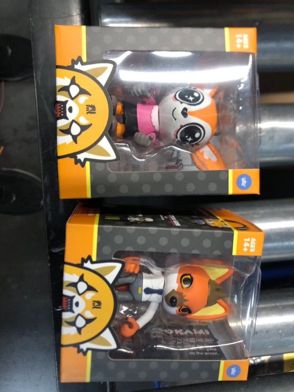 Photo 1 of (BUNDLE OF 2/ NO RETURNS) (ASSORTED FIGURINES)  The Loyal Subjects AGGRETSUKO Action Vinyls Window Box 