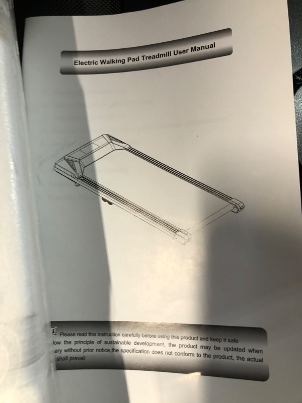 Photo 3 of ***USED - MISSING PARTS - SEE COMMENTS***
Sperax Walking Pad,Under Desk Treadmill,Treadmills for Home,Walking Pad Treadmill Under Desk,320 Lb Capacity Silicone Buffer