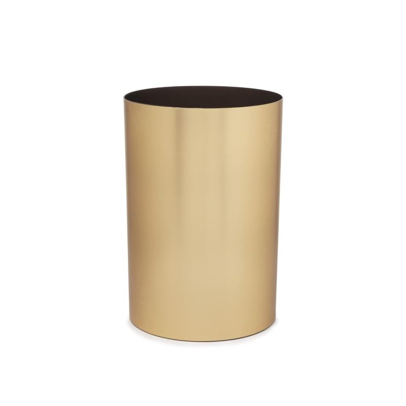 Photo 1 of ***SEE NOTES*** Umbra Metalla Small Trash Durable Garbage Can Waste Basket for Bathroom, Bedroom, Office and More, Gold