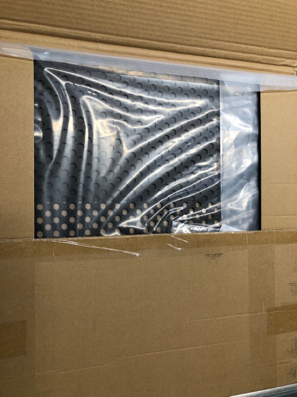 Photo 1 of Aupar Aluminum Alloy RV Entry Screen Door Grille Adjusts from 22"- 31.5", Adjustable RV Door Screen Protector, Black