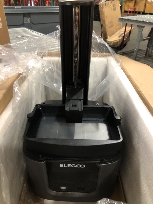 Photo 4 of ELEGOO Mars 4 Ultra MSLA 3D Printer, Desktop Resin 3D Printer with 7-Inch 9K Monochrome LCD,Wi-Fi Connectivity,Effortless Leveling System,ACF Release Liner Film,Printing Size of 6.04x3.06x6.5 Inches