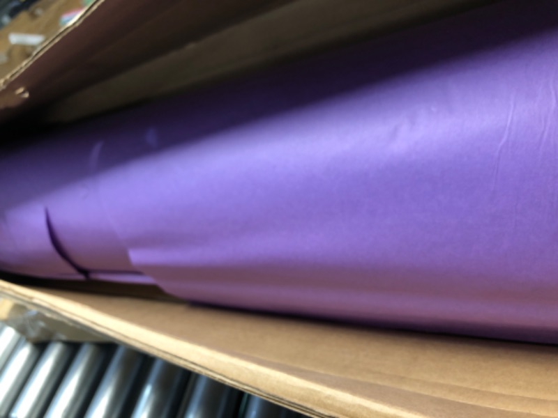 Photo 2 of Rainbow Colored Kraft Duo-Finish Paper, Purple, 36" x 1,000', 1 Roll Purple Paper Roll