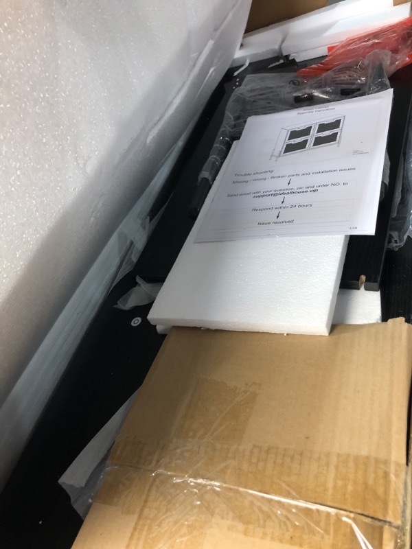 Photo 1 of coucheta Natural Rattan 4 Flip Down Free-Standing Shoe Rack, Shoe Cabinet Wood Organizer Freestanding with 3-Tier Adjustable Shelves for Entryway Hallway Doorway (Black) 4 Flip Doors Black