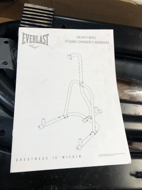 Photo 3 of ***USED - DIRTY - LIKELY MISSING PARTS - UNABLE TO VERIFY FUNCTIONALITY***
Everlast Single Station Heavy Bag Stand Silver - Boxing and Accessories at Academy Sports