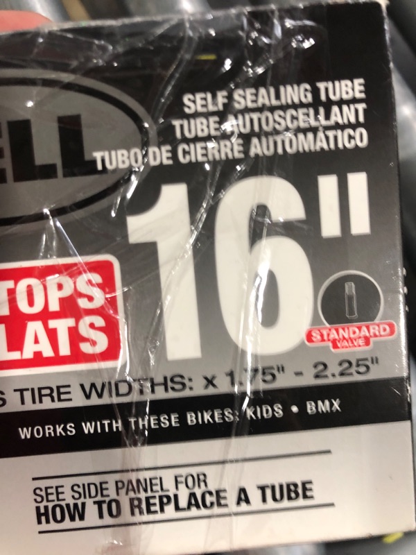 Photo 3 of (see all images) Bell Sports Self-Sealing Schrader Bicycle Inner Tube, 16" x 1.75"-2.25"