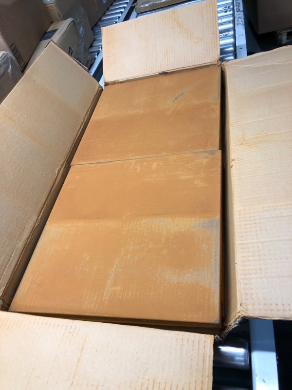 Photo 1 of GZGNEEVL Corten Steel Planter Box Rectangular Planters Large Outdoor Planter Metal Planter Box for Tall Plant Trough Rustic Patina for Garden Yard Commercial Residential Farm 31.5" L x 16" W x 16" H