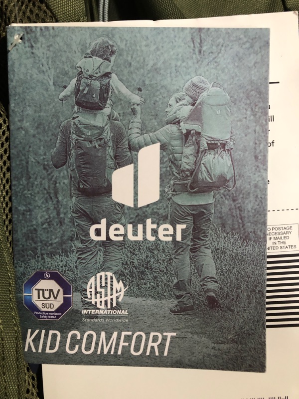 Photo 4 of (see all images) Deuter Kid Comfort Child Carrier and Backpack for Travel & Hiking