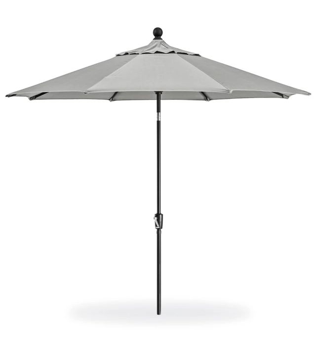 Photo 1 of ***STOCK PHOTO FOR REFERENCE ONLY - ACTUAL ITEM MAY DIFFER***
Patio Umbrella, Grey, Large Size, with Center Pole, 8 Ribs