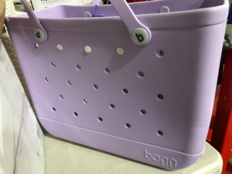 Photo 3 of ***USED***
BOGG BAG Original X Large Waterproof Washable Tip Proof Durable Open Tote Bag for the Beach Boat Pool Sports 19x15x9.5 I Lilac You a Lot