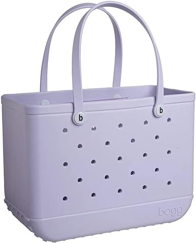 Photo 1 of ***USED***
BOGG BAG Original X Large Waterproof Washable Tip Proof Durable Open Tote Bag for the Beach Boat Pool Sports 19x15x9.5 I Lilac You a Lot