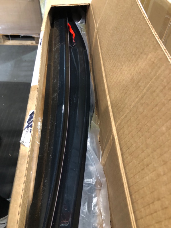 Photo 2 of 2020-2024 Tape-On Side Window Visor Deflectors for Nissan Sentra S SV SR Dark Tinted Rain Guards 2021 2022 2023