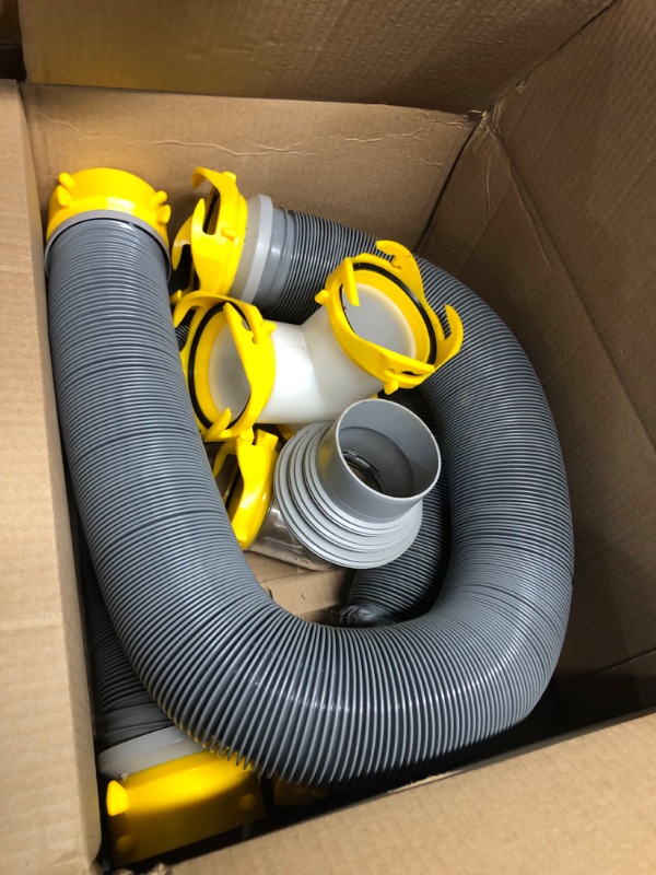 Photo 2 of Camco 39666 Deluxe 20' Sewer Hose Kit with Swivel Fittings and Wye Connector