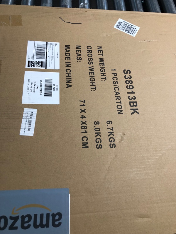 Photo 1 of ATiyyo Fireplace Screen with Metal Mesh Foldable 3 Panel Fireplace Cover (Black)