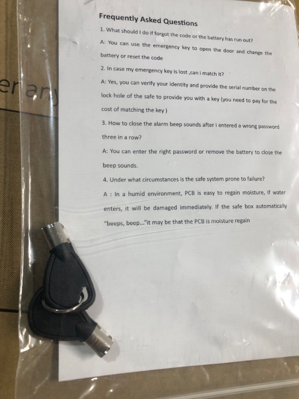 Photo 1 of Floor Safe Fireproof Safe Box In-Ground Home Security Vault Underground Money Safe Electronic Diversion Hidden Safe,1.27Cu.ft(310LCD-Electronic)