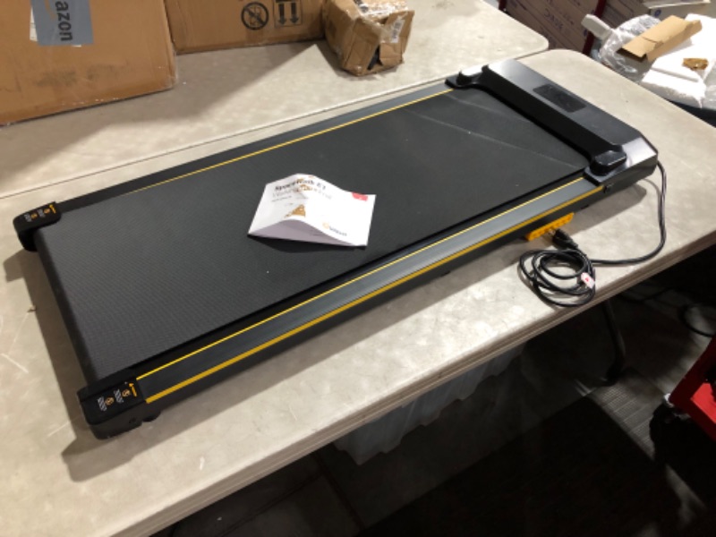 Photo 3 of ***MISSING PARTS - UNABLE TO TEST - SEE COMMENTS***
UREVO Walking Pad, Under Desk Treadmill, Portable Treadmills for Home/Office, Walking Pad Treadmill with Remote Control, LED Display Yellow