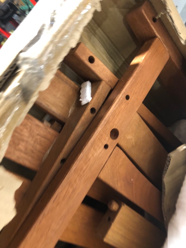 Photo 5 of ***USED - LIKELY MISSING PARTS - UNABLE TO VERIFY FUNCTIONALITY***
FURINNO FG17485 Tioman Outdoor Hardwood New Mexico Glider