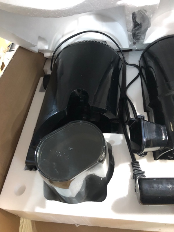 Photo 3 of ***NON REFUNDABLE NO RETURNS SOLD AS IS**PARTS ONLY**Cold Press Juicer, Amumu Slow Masticating Machines with 5.3" Extra Large Feed Chute Fit Whole Fruits & Vegetables Easy Clean Self Feeding Effortless for Batch Juicing, High Juice Yield, BPA Free 250W