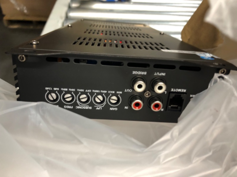 Photo 2 of Gravity Audio WC1500.1D Warzone 1500W True RMS Car Amplifier Class D Amp 1/2/4 Ohm Stable with Remote Sub Control with 1 Year Full Replacement Warranty Bundle