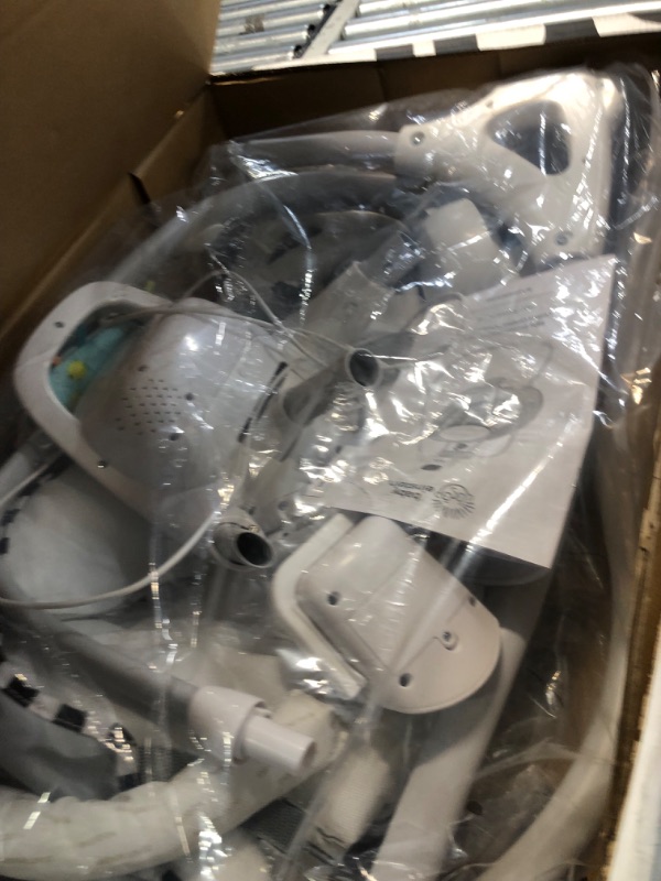 Photo 1 of Baby Einstein Ocean Explorers Musical Compact Baby Swing, Vibrating, Multi-Direction, Grey, Unisex, 0-9 Months