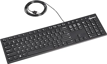 Photo 1 of Amazon Basics USB Wired Computer Keyboard 