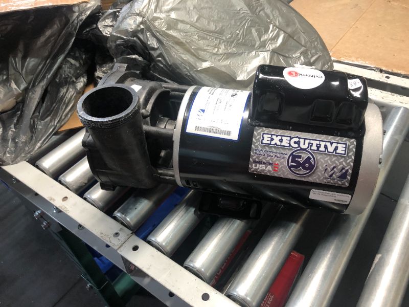 Photo 10 of ***USED - DAMAGED - SCRATCHED - SEE PICTURES - UNABLE TO TEST***
Waterway Plastics 3721621-1D Executive 56 Frame 4 Horsepower Spa Pump, 230-Volts