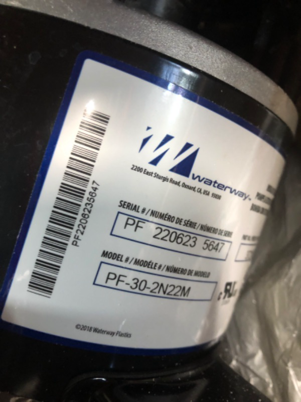 Photo 3 of ***USED - DAMAGED - SCRATCHED - SEE PICTURES - UNABLE TO TEST***
Waterway Plastics 3721621-1D Executive 56 Frame 4 Horsepower Spa Pump, 230-Volts