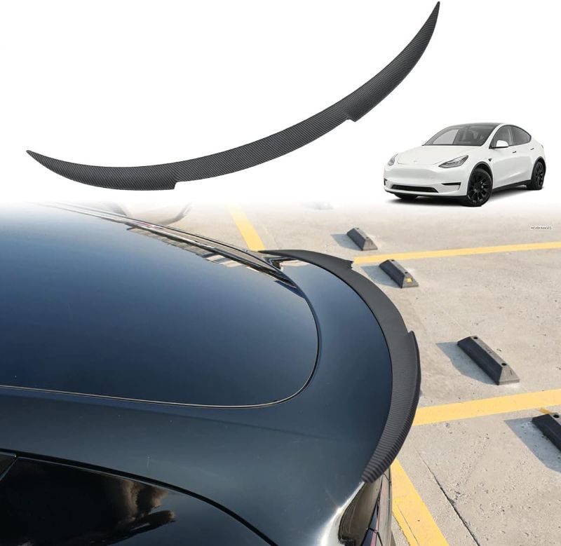 Photo 1 of AOSKonology for Tesla Model Y Rear Spoiler Wings ABS for 2020-2023 Tesla Model Y Rear  