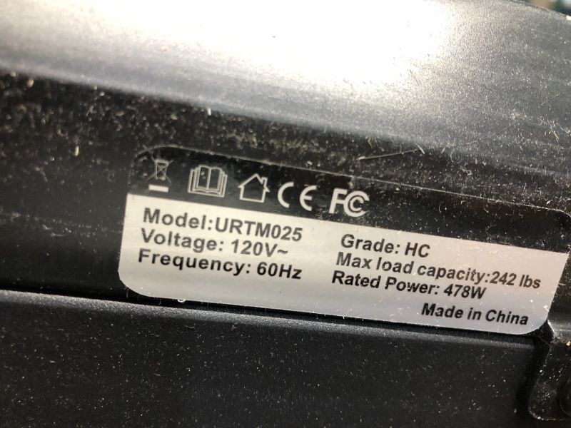 Photo 4 of ***NONREFUNDABLE - NOT FUNCTIONAL - FOR PARTS ONLY - SEE COMMENTS***
Sperax Walking Pad,Under Desk Treadmill,Treadmills for Home,Walking Pad Treadmill Under Desk,320 Lb Capacity Black