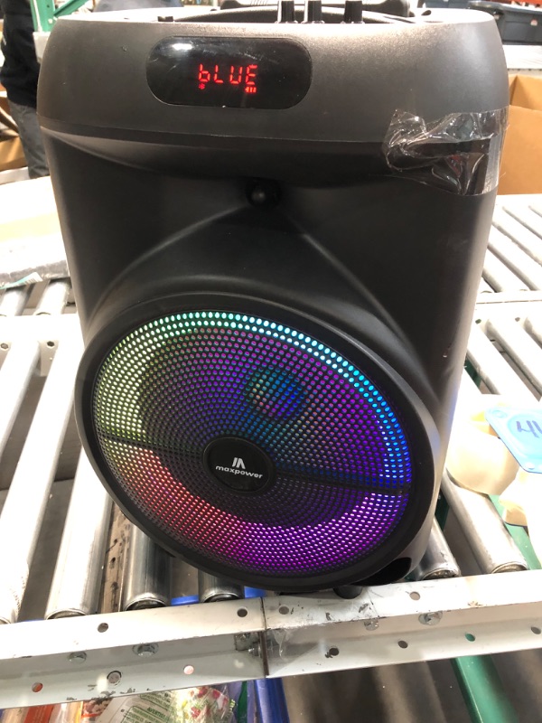 Photo 1 of MAXPOWER MPD892-RUMBLE 12 KARAOKE BLUETOOTH SPEAKER 