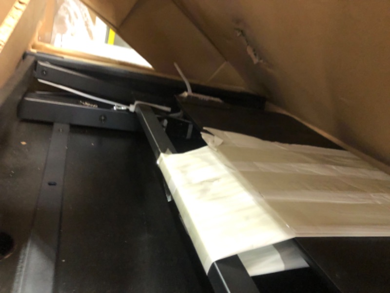 Photo 1 of Rocelco 46" Large Height Adjustable Standing Desk Converter, Quick Sit Standup Triple  