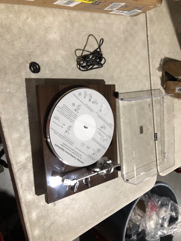 Photo 8 of ***USED - UNTESTED - SEE COMMENTS***
Turntables Belt-Drive Record Player with Wireless Output Connectivity, Vinyl Player Support 33&45 RPM Speed Phono Line USB Digital to PC Recording with Advanced Magnetic Cartridge&Counterweight