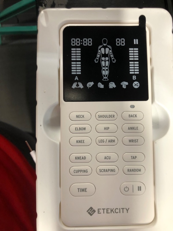 Photo 3 of Etekcity TENS Unit Muscle Stimulator Machine with Replacement Pads for Pain Relief Multi-Modes, FSA HSA Approved Products, FDA Cleared 4 Channels Rechargeable Electric Pulse Massager