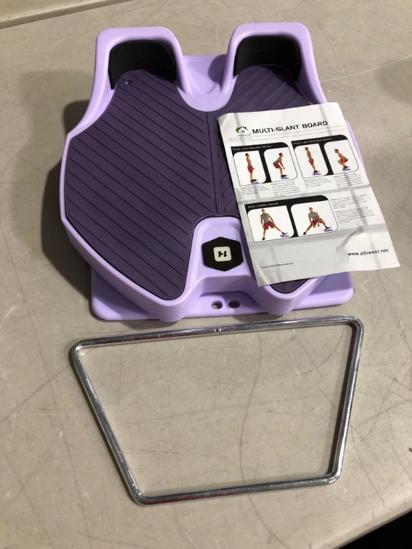 Photo 2 of ADSWEER Slant Board for Calf Stretching, Adjustable Incline Squats Board for Plantar Fasciitis, Lower Leg & Foot Pain Relief, Foldable & Portable