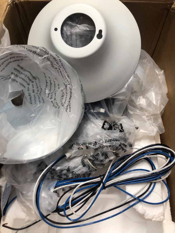 Photo 4 of **PARTS ONLY**NO BLADES**NON-REFUNDABLE***Fanimation MA6721BMW Indoor/Outdoor Ceiling Fan Motor, Matte White