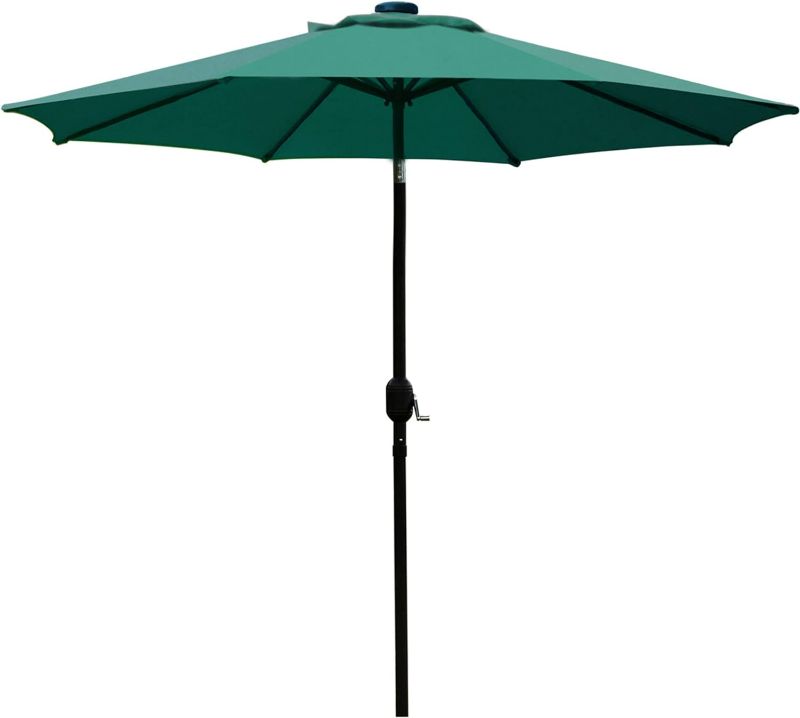 Photo 1 of ***USED - LIKELY MISSING PARTS - UNABLE TO VERIFY FUNCTIONALITY***
Sunnyglade 9' Patio Umbrella Outdoor Table Umbrella with 8 Sturdy Ribs (Dark Green)