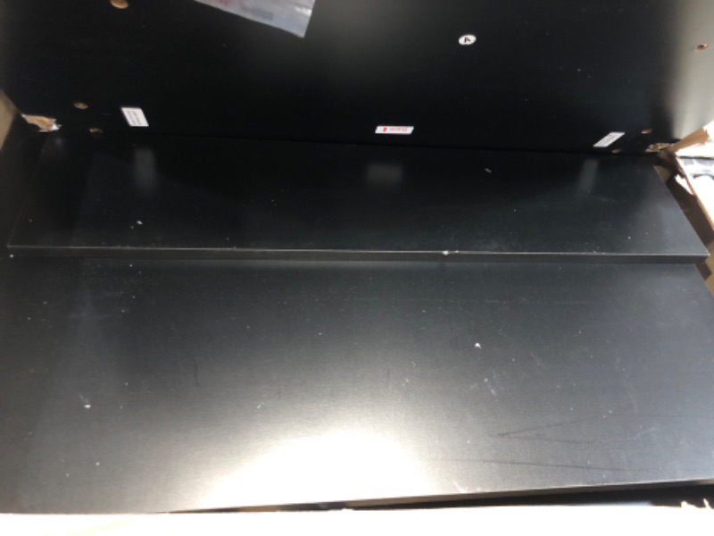 Photo 2 of ***NONREFUNDABLE - NOT FUNCTIONAL - FOR PARTS ONLY - SEE COMMENTS***
SHW Vista L-Shape Desk with Monitor Stand, Black (USED SET NOT COMPLETE)