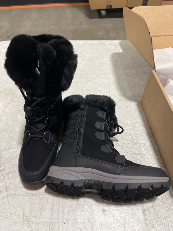 Photo 1 of DREAM PAIRS Women's River_1 Mid Calf Waterproof Winter Snow Boots - SIZE 6 . 5 
